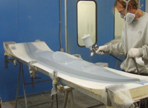 Fabricación de placas de poliester