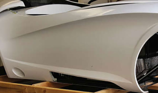 El composite material usado en la industria del automóvil